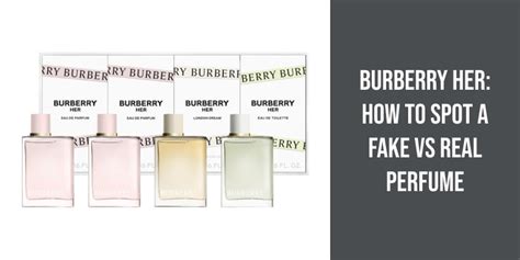 Real vs fake Burberry perfume. How to spot fake Burberry her 